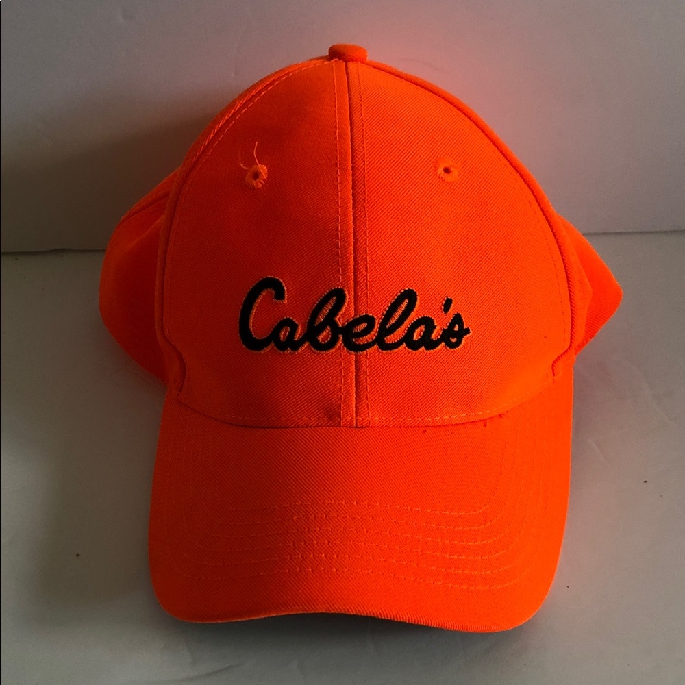 Cabela's Bright Orange Logo Baseball Cap